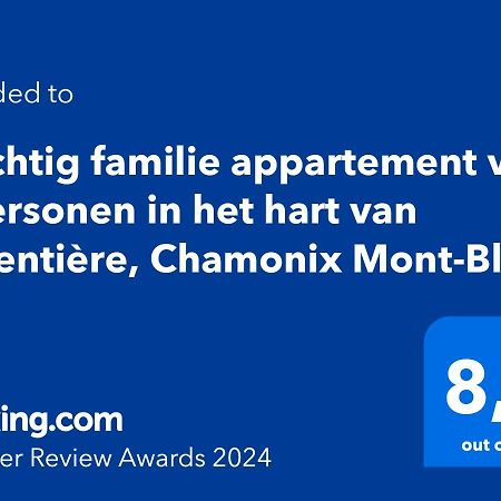 Prachtig Familie Appartement Voor 6 Personen In Het Hart Van Argentiere, Chamonix Mont-Blanc מראה חיצוני תמונה